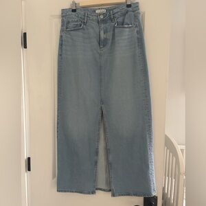Women's Loft Denim Skirt 6